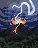 Volcano card art